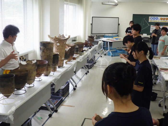 土器の移り変わり（型式変化）の説明