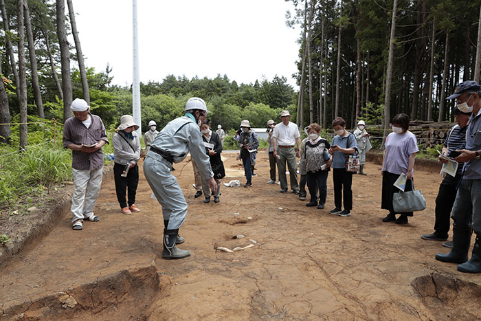 石斧出土状況