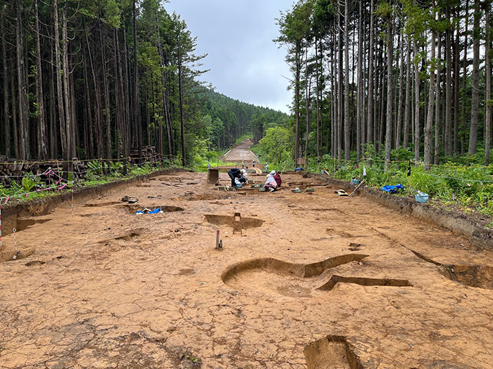 石斧出土状況